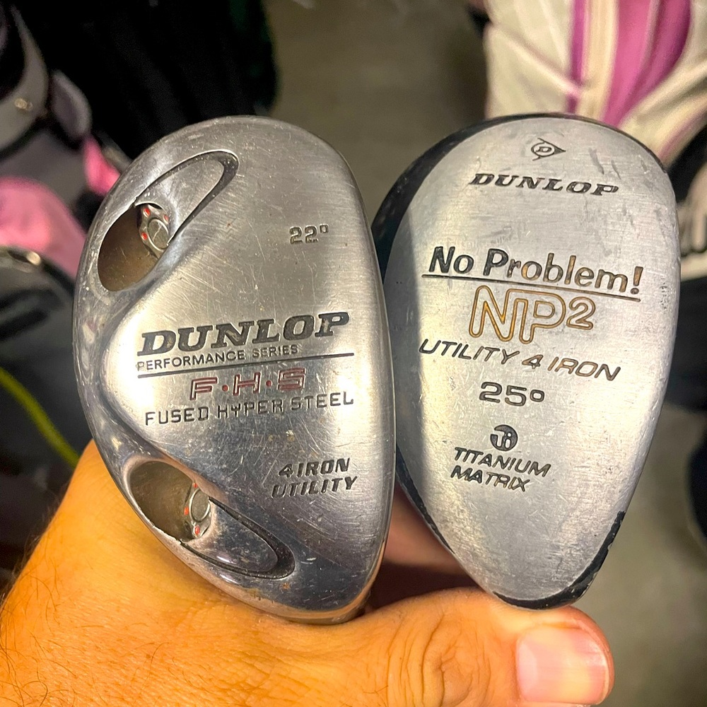 Golf clubs Dunlop hybrid 2 pc set in right Handed